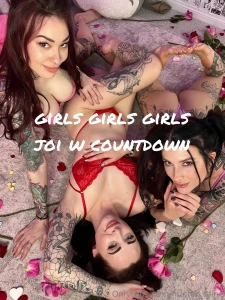 Girls girls girls joi w countdown i want you all to myself but my