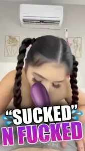 A facial ending deepthroating and gagging on this shitt with my two