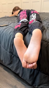 Some before and after photos from my most recent reverse footjob foot part 18