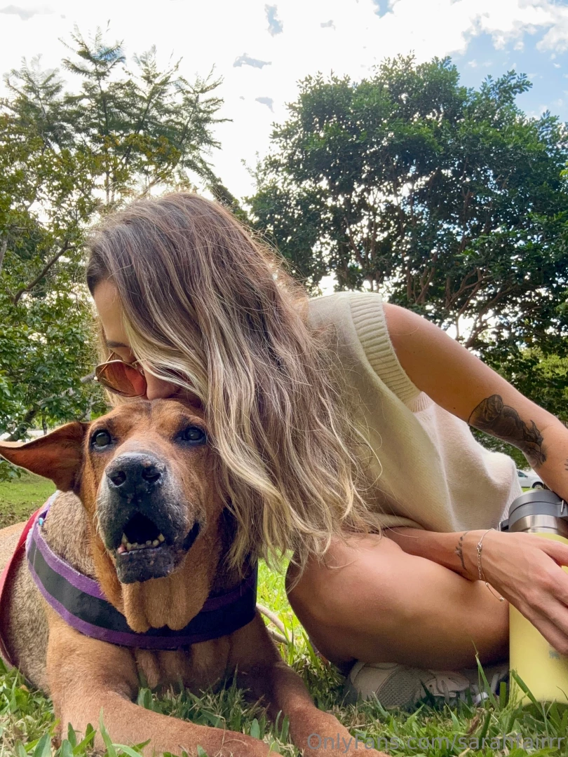 Me and my super old dog zizo 
