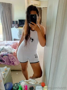 Sexy in my new white fitness romper hope you like and click on like part 5