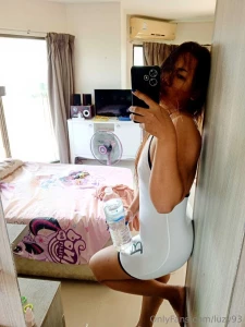Sexy in my new white fitness romper hope you like and click on like part 7