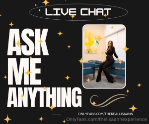 Do you have a question for me bring it thereallisaann tomorrow