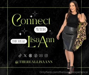 Follow me on social media thereallisaann