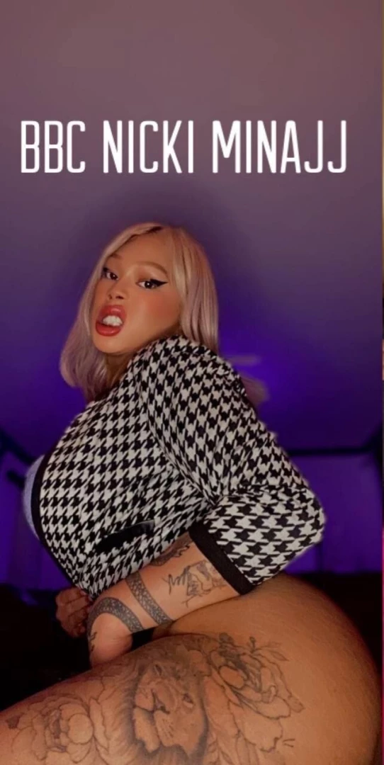 The trans nicki minaj she s the one and only nicki minaj bbc naked oil part 9 