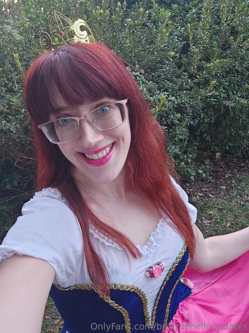 Pretty as a princess for trunk or treat getting real close to 