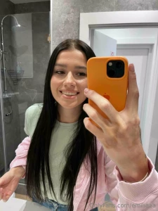 A smile in which you can see happiness