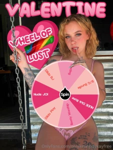 You bring the luck i bring the pleasure spin my wheel and let s see