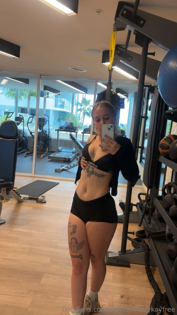 Mirror selfie or post-gym treat maybe both 