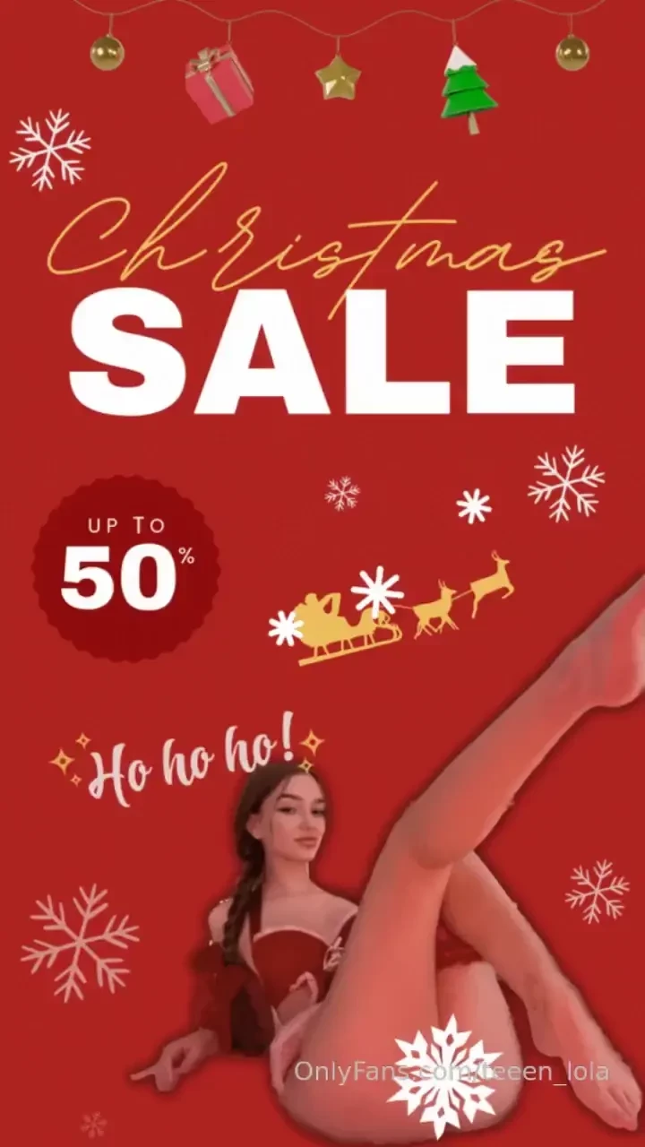 Christmas offer have you been a good boy all year if yes so this offer 