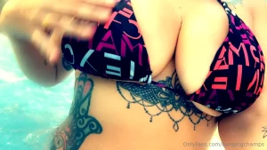 Good morning loves i m starting the day soaking these massive titties