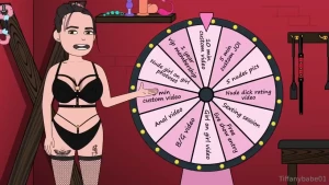 The horny wheel why don t you have a spin of my special wheel some