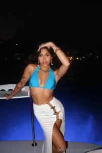 You me in the pool