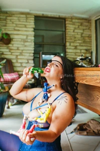 Giantess villain squeezes crushes and smothers the tiny powerless