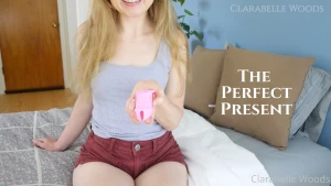 It s our anniversary and i got you the perfect present close your eyes