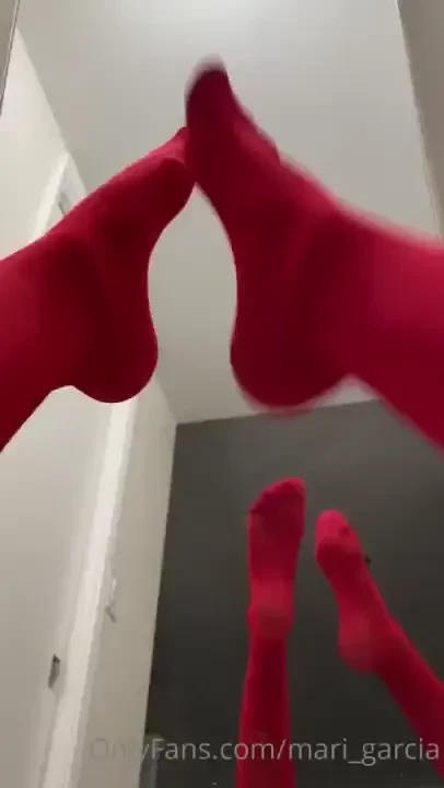 Red stockings entrancing you tip for being weak for them 