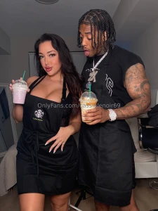 New scene starbucks barista scene he made me swallow all his cream