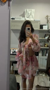 Hi do you like me wearing pink let me know in the comments