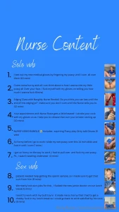 List of nurse videos available