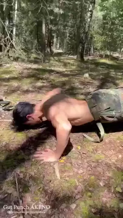 Trouble in the woods - part 4 time to get those muscles pumped up and 