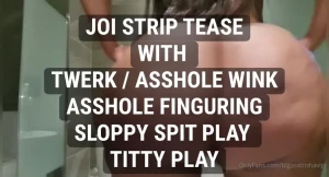 New video - be a good boy and take your cock out and follow my