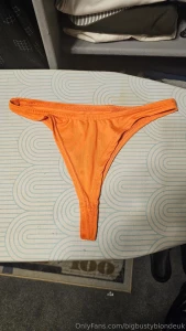 2 pairs of dirty smelly thongs i ve wore them each for 3 full days tip