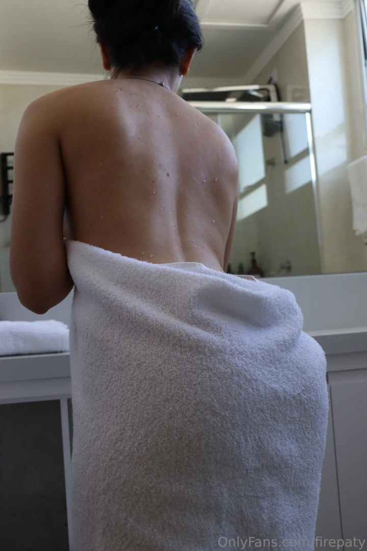 Fresh out of the shower what would you do if you were here 