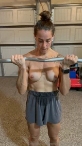 Still getting used to the new boobs certain exercises feel like they