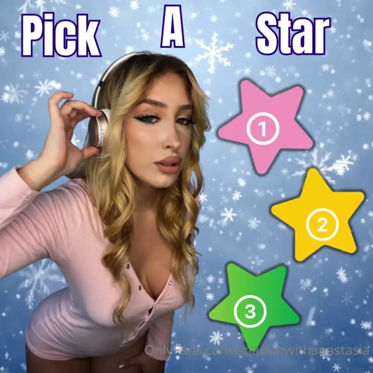 It s game time pick a star reach for the stars this winter baby pick 