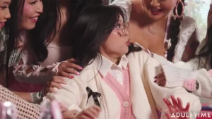 All-asian 8 girl orgy lulu you re 18 now off to college soon you gotta