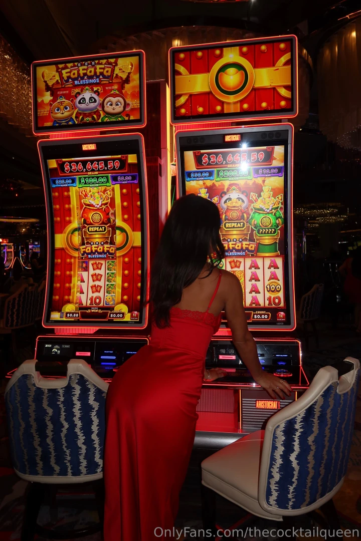 Being bent over a slot machine sounds like a great hump day to me 