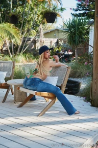 I should sit on something else
