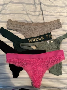 Underwear sale all of these are thongs 20 a piece pics in them are 2 part 1
