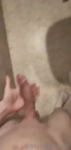 Get on your knees to suck my huge dick