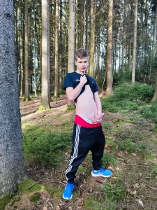 Get on your knees and suck my boyfriends dick