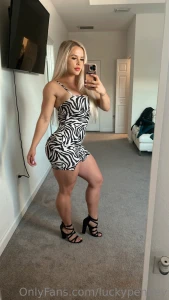 Feeling extra sexy in this little dress and sky-high heels you like it