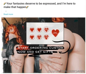I have news for you by ordering custom videos you not only get