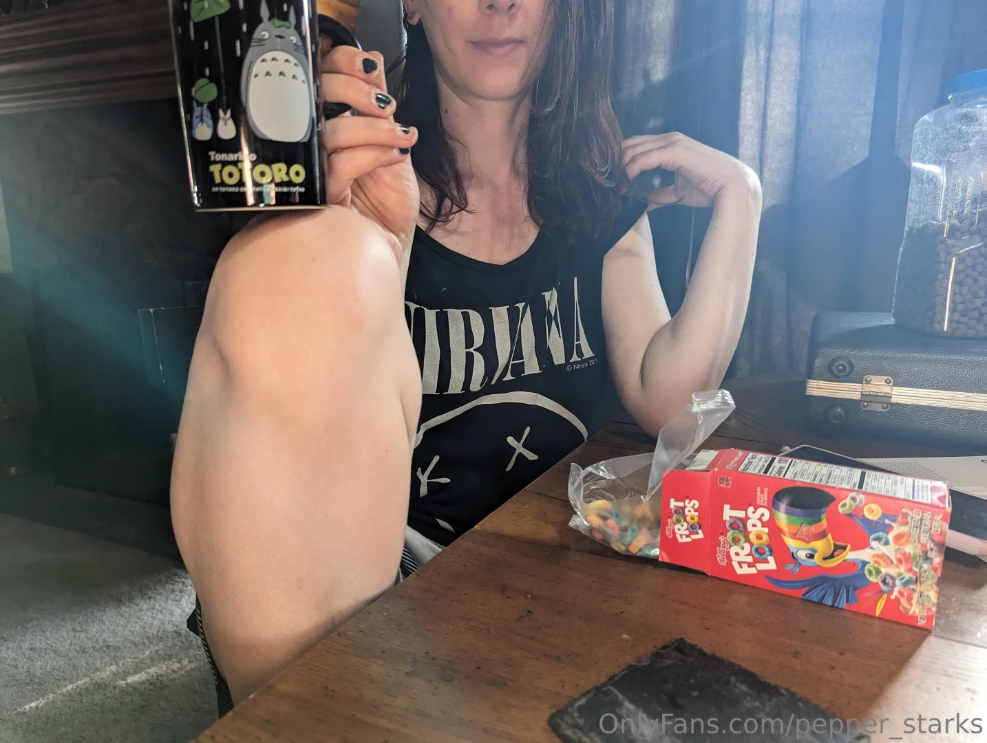 Tea and titties good morning and happy saturday 