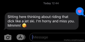 I love a good lunchtime text