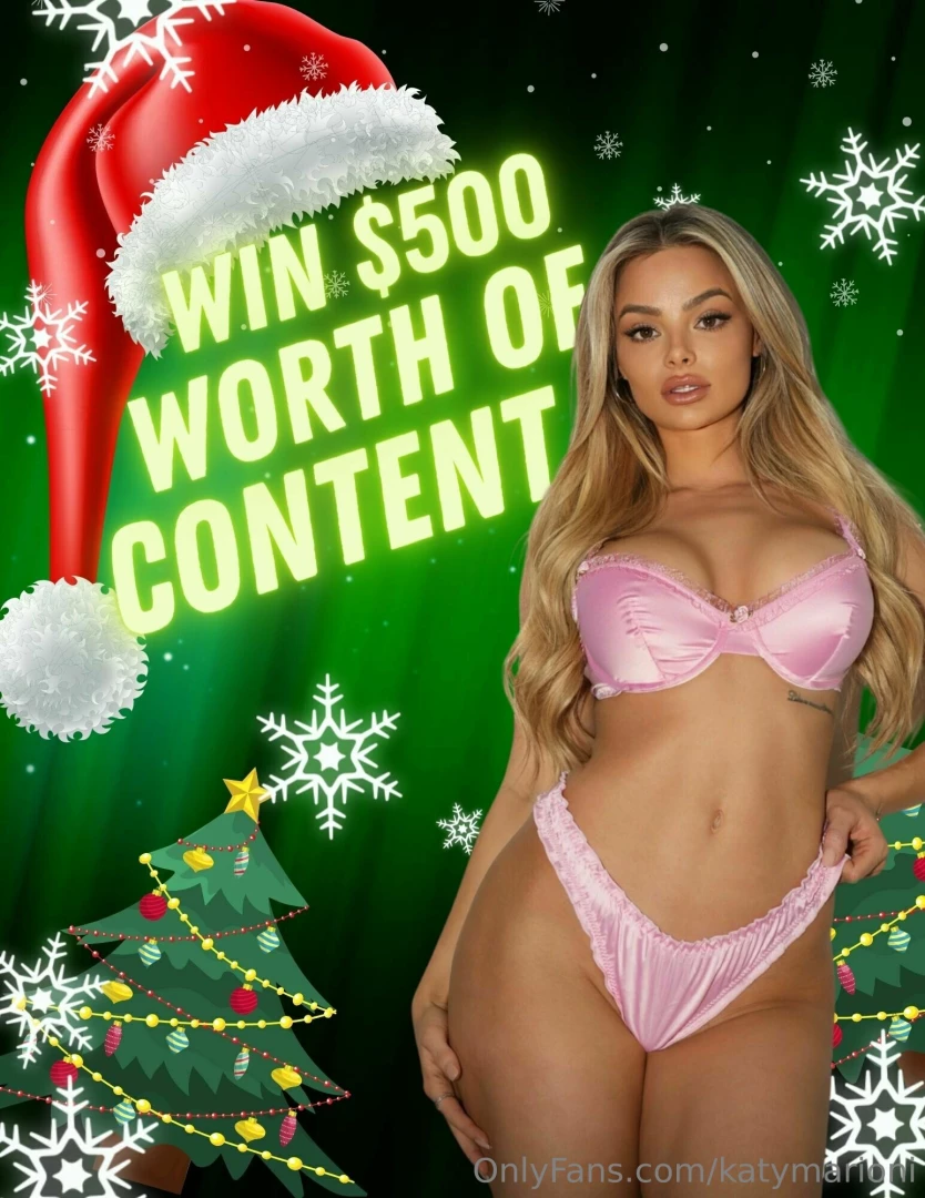 Win 500 worth of content for christmas i m giving you the opportunity 