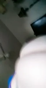 Big booty bouncing in a lil thong