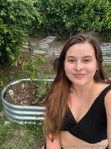 I love gardening my favorite is planting herbs and veggies i feel so