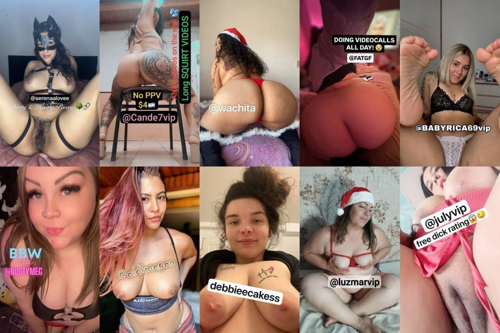Serenaalovee 10 cande7vip 4 wachita 3 60 fatgf babyrica69vip 3 