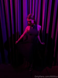 Red blue and waiting for you to pull this dress up before the