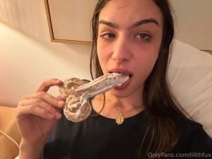 Midnight snack or just teasing you with what i really want in my mouth