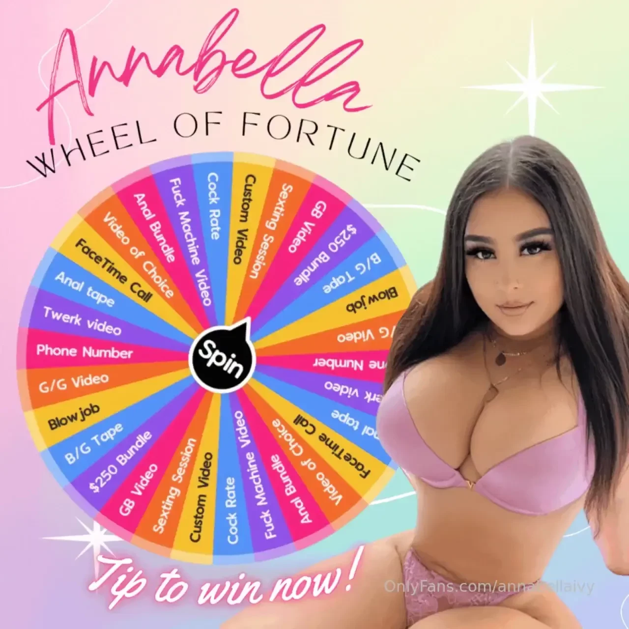 Tip to spin and get naughty rewards 1 spin 15 2 spins 25 4 spins 35 part 5 