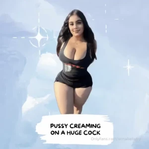 Pussy creaming on a huge cock while getting fucked doggy style ready