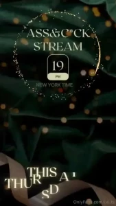 This thursday 21 12 ass amp c ck stream 19 00 pm new york time come