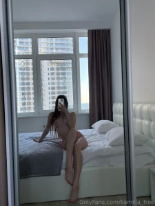 It s not quite the season yet but i m trying on swimsuits at home i