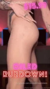 Oil rubdown i love rubbing my fit body down with oil the only thing